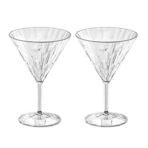 Koziol Bicchiere da Martinigglas 250 ml CLUB No. 12 bicchieri da cocktail in plastica