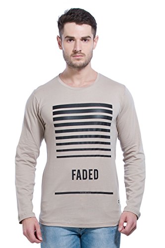 Image of Alan Jones Clothing Men's Cotton Full Sleeves Printed Slim Fit T-Shirt