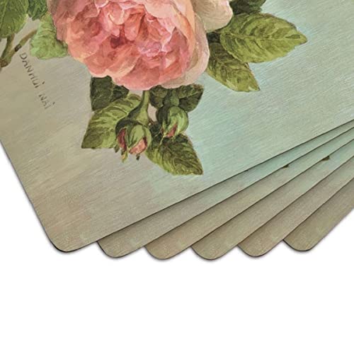 Pimpernel Antique Roses Placemats, Set of 6 - Cosy Home Interiors Pimpernel Antique Roses Placemats, Set of 6 - Image 2