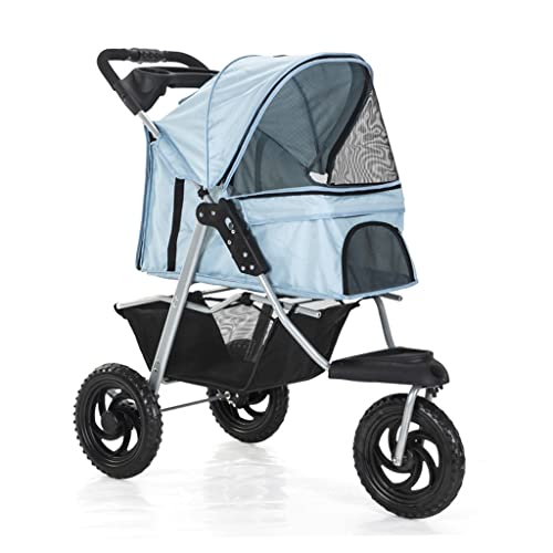 HCZKIUJ 3-Wheel Dog Stroller
