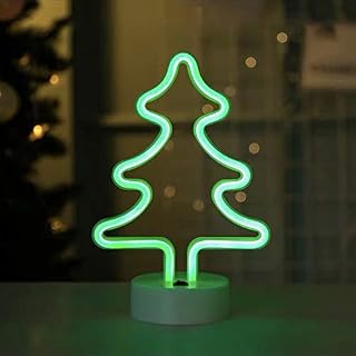 LED Lightning Shaped Neon Signs Lights Battery Operated/USB Powered Warm White Art LED Decorative Night Lights Table Decor for Living Room Office Christmas Birthday Wedding Party Decoration