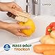 lampox® Gemüsebürste aus Bambus in Zwei Härtegraden, Reinigungsbürste für Obst, Gemüse, Kartoffel, Karotten, Wurzelbürste, Bürste zur Gemüsereinigung, Spülbürste, Kartoffelbürste, Obstbürste