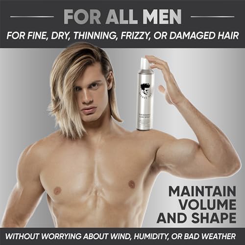 Image of Avenue Man Hair Thickening Spray for Men - Professional Volumizing & Strong Hold Texturizing Spray for Men - Humidity Resistant & Easy Rinse Formula - Long-Lasting Mens Hairspray Extra Hold - 8.5 oz