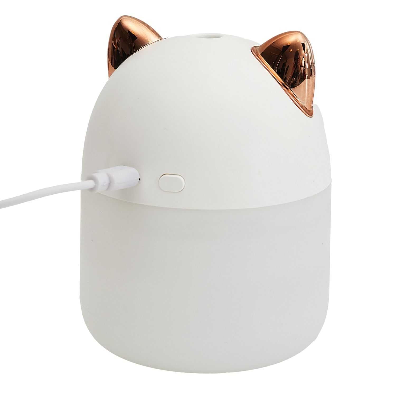 HOME DECO FACTORY, VE6082, dyfuzor olejków eterycznych Led'Kawaii Cat, uroczy design, wielokolorowe oświetlenie LED, idealne do domu, relaksująca atmosfera, kompaktowy rozmiar, różne wzornictwo