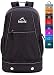 Venture Pal 35L Large Lightweight Packable Hiking Backpack with Wet Pocket & Shoes Compartment Travel Backpack & Day Backpack for Women Mens(Black)