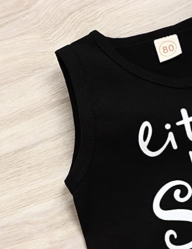 Image of Hipea Toddler Baby Girl Outfits Flower Tops Sleeveless Vest Shorts Headband Summer Clothes Set