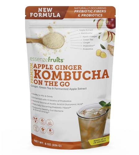 Essenzefruits Apple Ginger Kombucha Powder