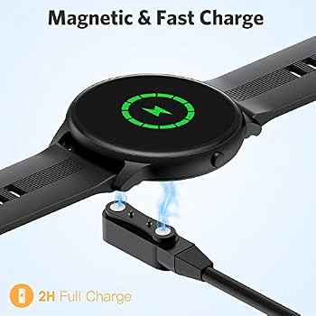 Amazon Com Agptek Smart Watch Charger Usb Cable For Lw11 Usb Charging Replacement Cable For Bluetooth Smartwatches 2 Pack Cell Phones Accessories