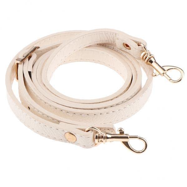 3xAdjustable Leather Shoulder Bag Strap Belt Replacement Lobster Clasps Beige-picture-28