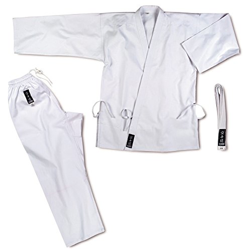 KARATE'-GI BASE BIANCO MIS.190