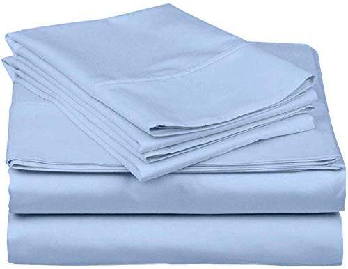 Cottington Lane RV Short King Sheets 100% Egyptian Cotton, RV King 72" x 75" Premium Quality 4 Piece Sheet Set for Campers & Motorhomes, High Thread