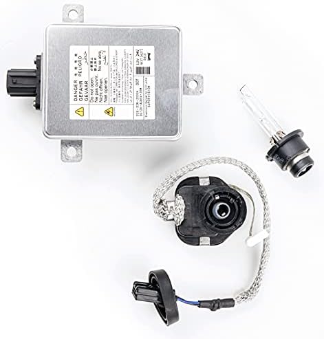 Xenon Headlight Ballast Control Unit W/D2S Bulb & Igniter Module Compatible with Acura TL MDX RDX TSX Honda Accord CR Mazda 3 CX, Replaces W3T19371 W3T16271 W3T20971 W3T15671