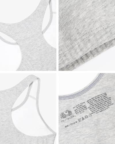 Image of Fruit of the Loom Women's Cotton Tank Bra for Women - Ultimate Comfort & Breathable Fit