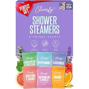Cleverfy Shower Steamers Aromatherapy – Valentines Day Gifts for Her, Him, Women, Daughter, Mom, Girlfriend, Wife, Teen Girls and Boys – Valentines Gifts for Her, Him, Women and Men – 6 Tablets
