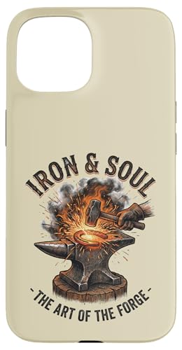 Iron And Soul �b�� �b�� �A���r�� �n���}�[ �A�[�g���[�N �X�}�z�P�[�X iPhone 15 �p