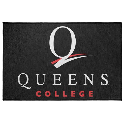 Campus Lab Queens College Indoor, Doormat, 20” x 31.5”, Mark, Low Profile