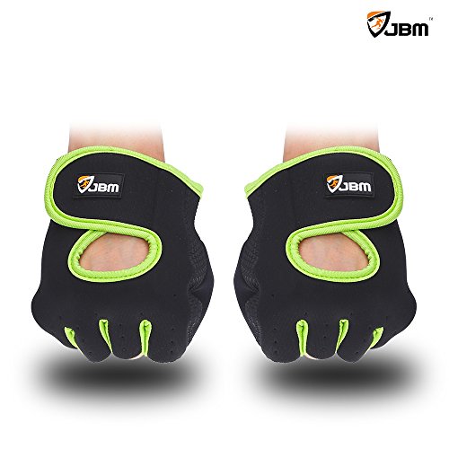 JBM-Guanti da palestra da ciclismo, senza dita