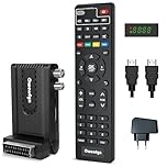 Sintonizador TDT HD 2026, OWERSLYN Decodificador TDT HD DVB-T2 para TV Antigua, HDMI CEC, 1080P H.265 HEVC 10 bit, con Salida HDMI/SCART y USB Mediaplayer, Función PVR, Control Remoto IR 2 en 1