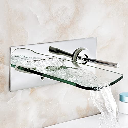 Robinet de baignoire cascade mural chaud froid pour mitigeur vasque