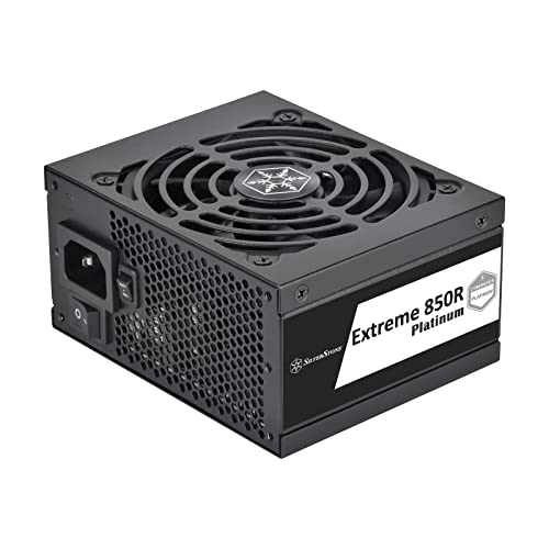 Image of SilverStone Technology Extreme 850R Platinum Cybenetics Platinum 850W SFX12V 4.0 (ATX 3.0) & PCIe 5.0 SFX Power Supply, SST-EX850R-PM