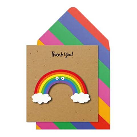 Tache Rainbow Thank You Greeting Card Cover