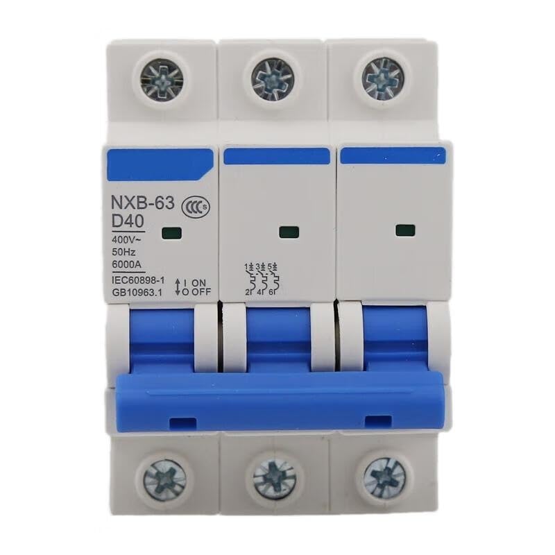 Disjoncteur NXB-63 3P D40 pour protection de tableau électrique triphasé