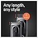 Braun Hair Clippers Series 5 5310, Hair Clippers for Men, Hair Clip from Home with 9 Length Settings, Incl. Memory SafetyLock Recall Setting, Ultra-Sharp Blades, 2 Combs,