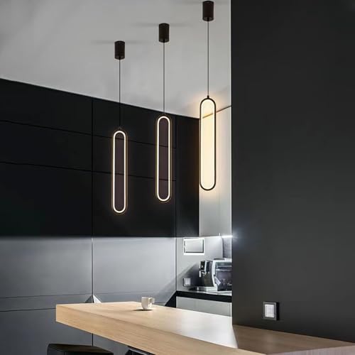 Lámpara de techo lineal para salón y cocina moderna 3