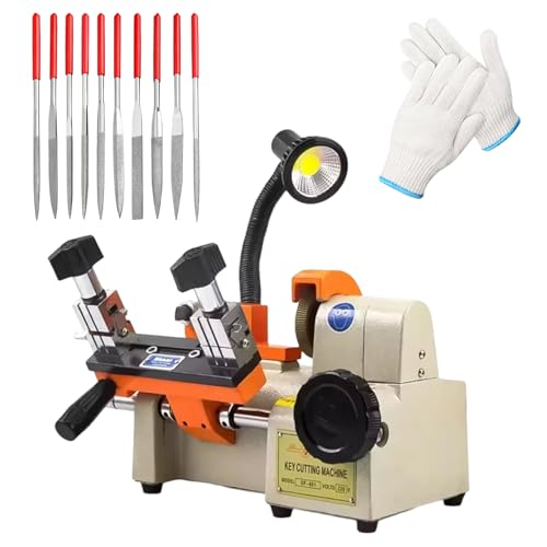 Key Cutting Machine with LED Lighting, Automatic Car Keys Cutter,...