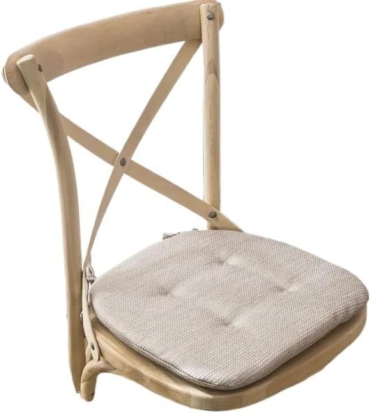 FORINC Cojín de asiento Cojín De Esponja Con Correas para Silla De Comedor, Cojines De Asiento Multicolor para Sillas De Comedor, Cojines De Jardín