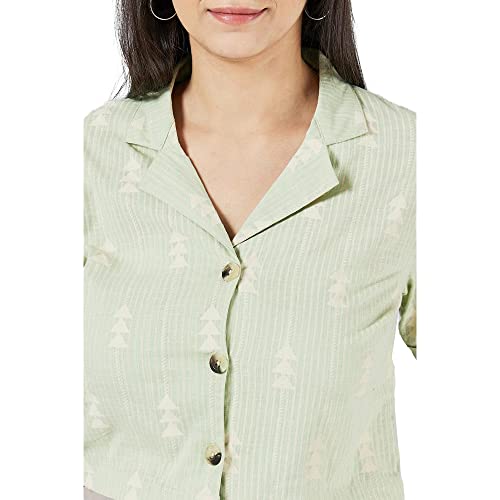 Image of Haute Curry by Shoppers Stop Solid Lapel Collar Regular Womens Tunics & Tops