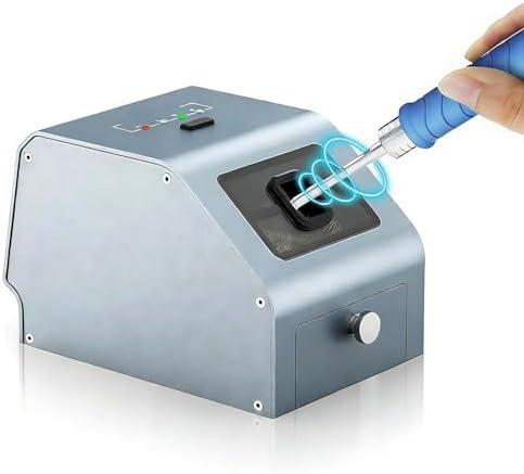 Automatic Motorized Soldering Iron Tip Cleaner with 0.1mm Copper Brush, 3000 RPM for Efficient Cleaning of Compact Soldering Tips Essential Tool for Professionals