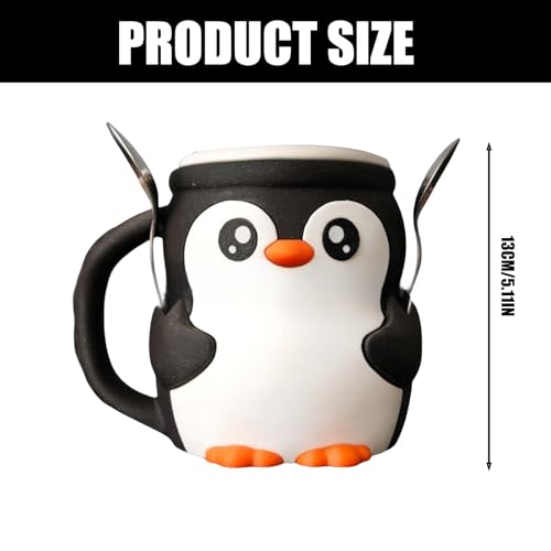 Porte-pintes réutilisables pingouins avec poignée antigel pour l'hiver - 5