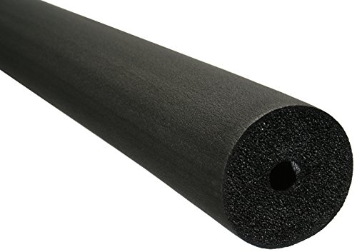 K-Flex 6RX048418 NBR/PVC Non-Slit Tube, 4-1/8" Nominal Insulation ID, 6' Length, 1/2" Wall Thickness, Black (Pack of 4)