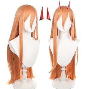 Liamiona Anime Power Cosplay peluca pelo sintético largo fiesta de Halloween juego de roles pelucas