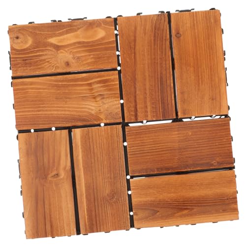 SHINEOFI Pavimentazione Per Esterni in e Plastica Piastrelle Ad Incastro Per Balconi Patio e Vialetti Esterni Facile Installazione e Design Robusto