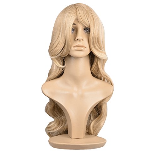 Kamo 65CM Sexy Stylish Long Wave Ladies Synthetic Hair Blonde Wig