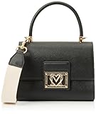 Obermaterial: Polyurethan Love Moschino Damen BORSA A Mano, Nero BORSA A Mano, Nero