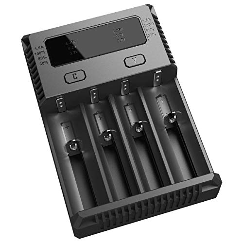 Carregador de Pilhas Universal da Nitecore New i4 para 4 pilhas