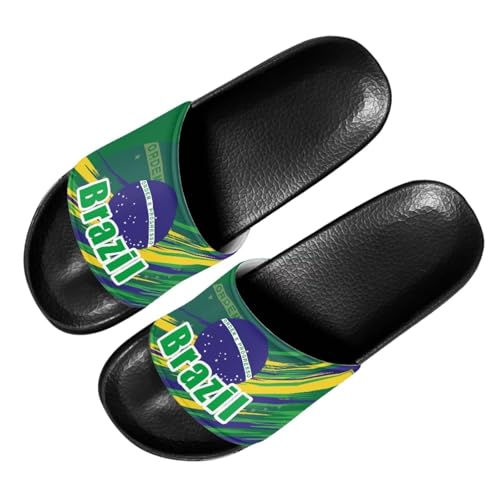 Image of Open Toe Slippers for Women Rubber Slides Womens Sandal Slippers