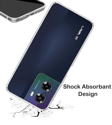 Image of Soft Silicone TPU Flexible Back Cover Compatible with Lava Blaze Dragon 5G