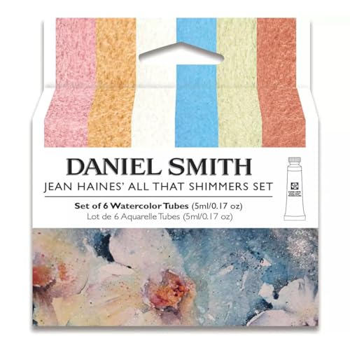 Daniel Smith Acuarelas en tubo, 6 colores en tubos de 5 ml, 5 ml (paquete de 6), 30 unidades