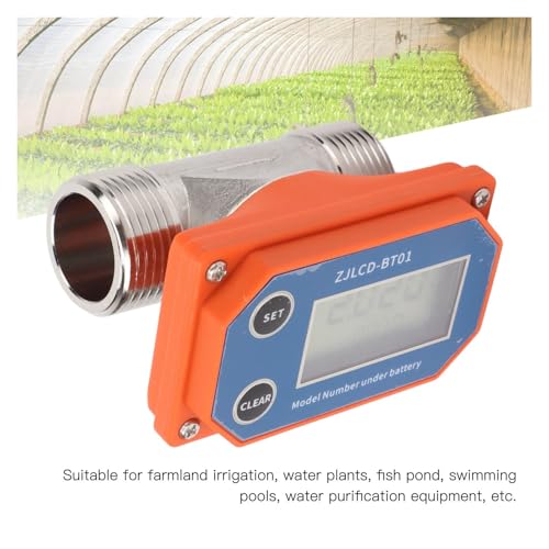 Débitmètre d'eau DN15 en acier inoxydable avec affichage numérique pour irrigation - 3