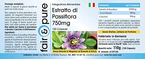 Passionsblume Kapseln – Fair & Pure Passionsblume Extrakt