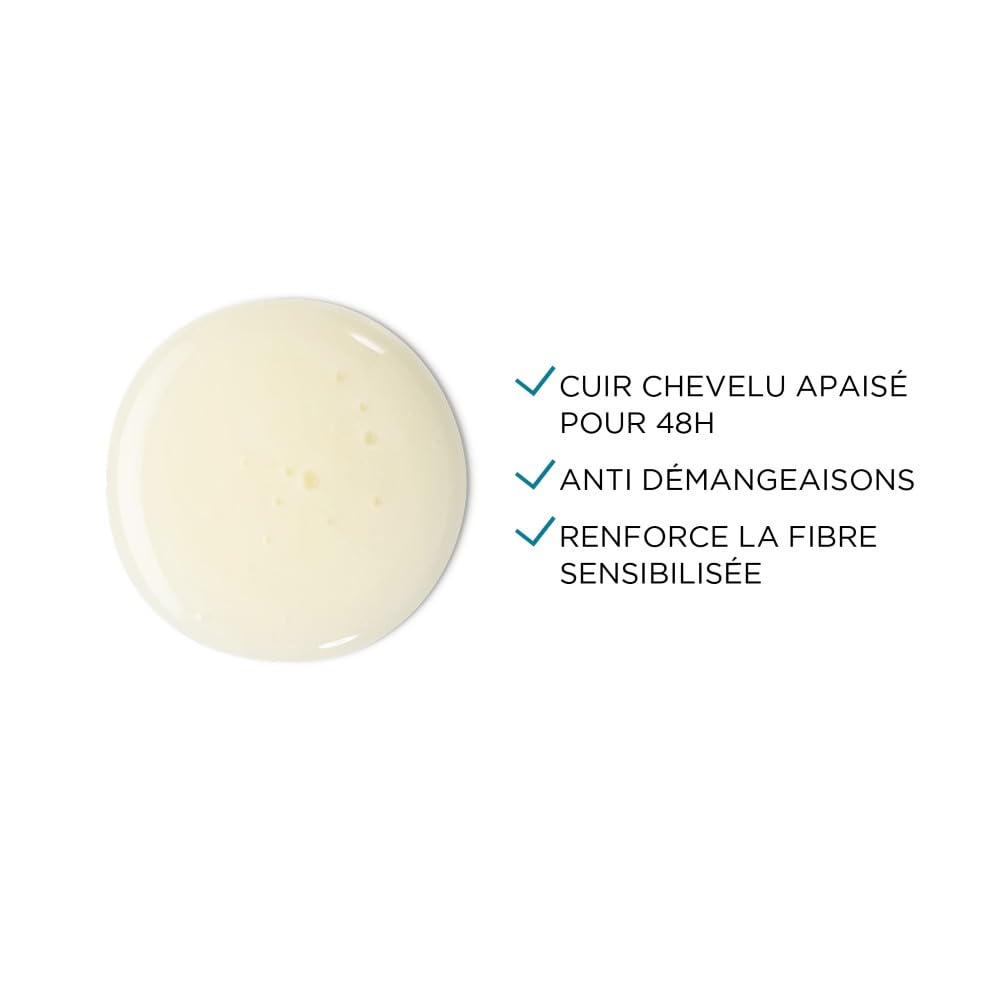 Vichy, Dercos, Ultra-Apaisant, Shampooing Anti-Démangeaisons, Cheveux Secs, 200ml
