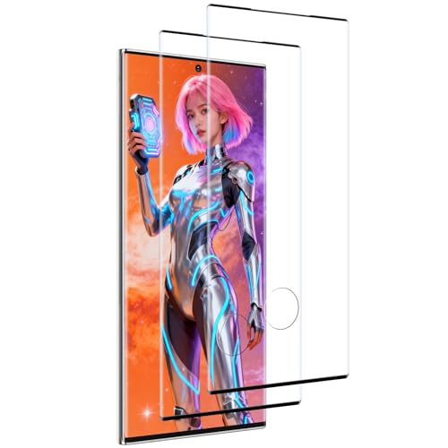 Beukei Protector Pantalla para Samsung Galaxy Note 20 Ultra, 2 Piezas Protector Cristal, [9H Dureza][Antiarañazos][Antihuellas] Film