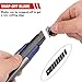 WORKPRO 18mm Retractable Utility Knife, Heavy Duty Snap-off Box Cutter with 10-Piece SK5 Blades for Cartons, Cardboard and Boxes, Perfect for Office and Home Use