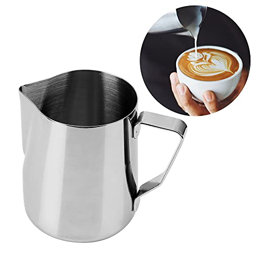 FYMTS Jarra de café café para espumar leite café café café café café café Latte Pitcher puxa flor co