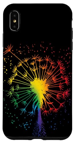 Just Dandelion �^���|�| �K�[�f�� �u���[�Y ���C���{�[�t�����[ �X�}�z�P�[�X iPhone XS Max �p