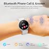 Reloj Inteligente Fitpolo para Hombre y Mujer, Pantalla táctil AMOLED de 1.3", Haz/Recibe Llamadas, Monitor de Ritmo Cardíaco y SpO2, Sumergible 3ATM, Seguimiento de Sueño y Actividad, Smartwatch para Android y iPhone 6